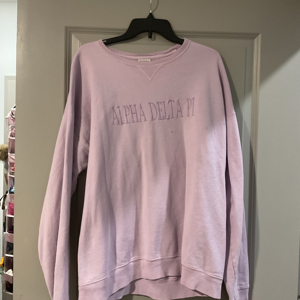 Alpha Delta Pi Lavender Sweatshirt